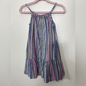 OshKosh B'gosh Blue and Pink Striped Dress